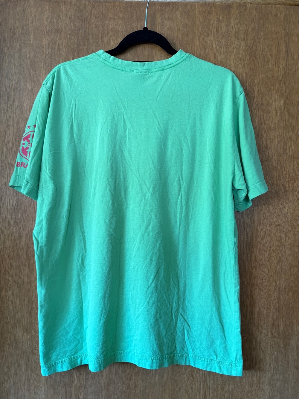 Nike Brazil National Soccer “Orgulho e Amor” Shirt, Green, Men's Size L - Picture 3 of 7